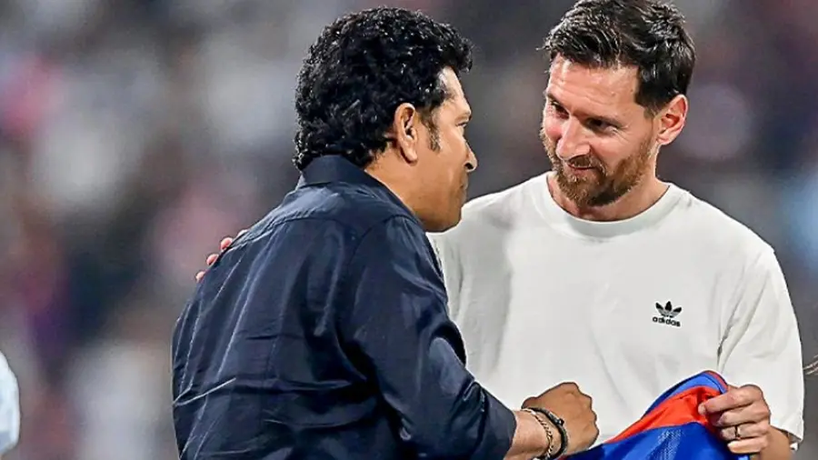 sachin tendulkar messi