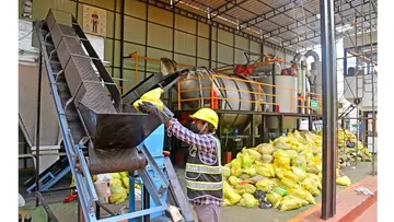 വർക്കല കണ്വാശ്രമത്തിലെ സാനിറ്ററി വേസ്റ്റ് ടു എനർജി പ്ലാന്റ് 