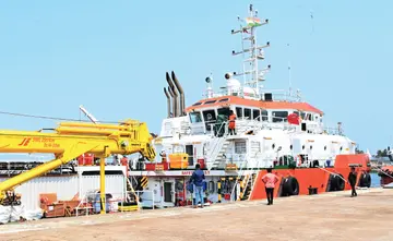 saudi ship at kollam port