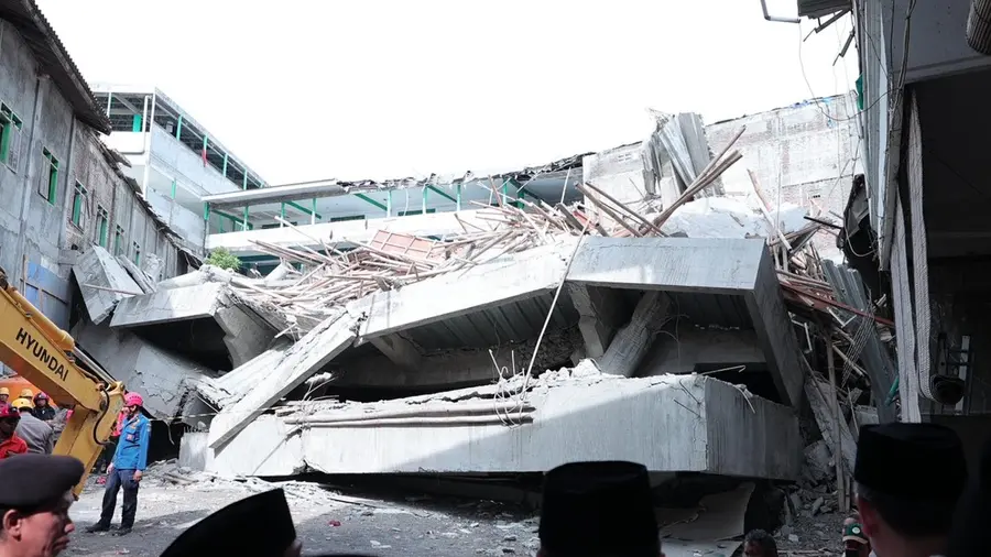 school collapsed indonesia