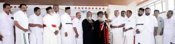 മലങ്കര ഓർത്തഡോക്സ് സുറിയാനി സഭയുടെ വിവാഹ ധനസഹായ വിതരണ സമ്മേളനം ബസേലിയോസ് മാർത്തോമ്മ മാത്യൂസ് തൃതീയൻ കാതോലിക്കാ ബാവ ഉദ്ഘാടനംചെയ്യുന്നു