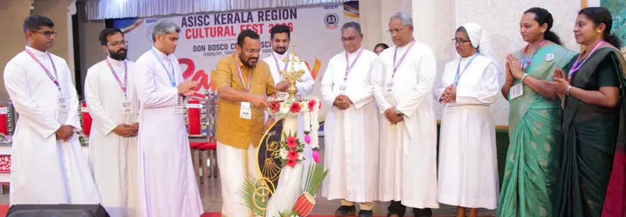 എഎസ്ഐഎസ്-സി കേരള റീജിയൺ കലോത്സവം കെ രാജന്‍ എംഎല്‍എ ഉദ്ഘാടനം ചെയ്യുന്നു