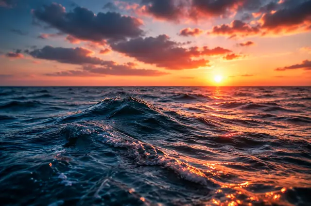 boiling sea