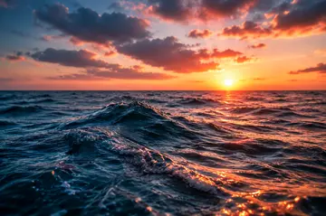 boiling sea