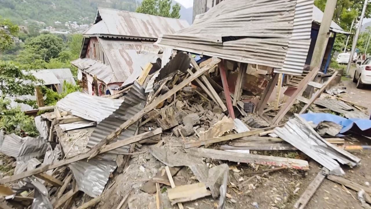 shelling near baramulla