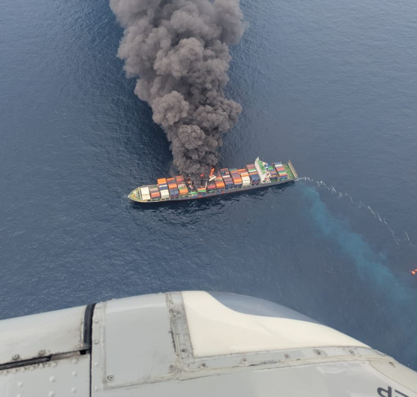 ship fire