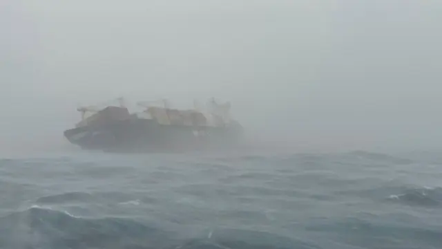 MSC container ship sinking 