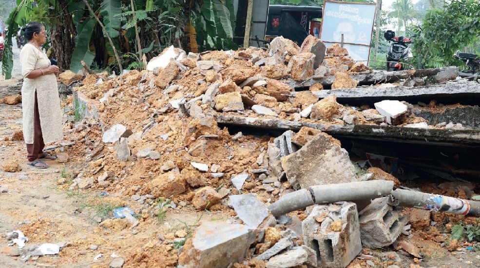 shop demolished