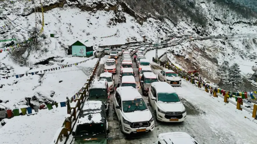 sikkim snowfall