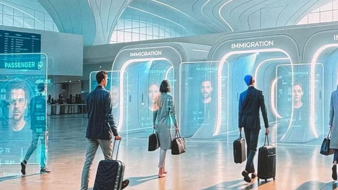 dubai airport smart corridor