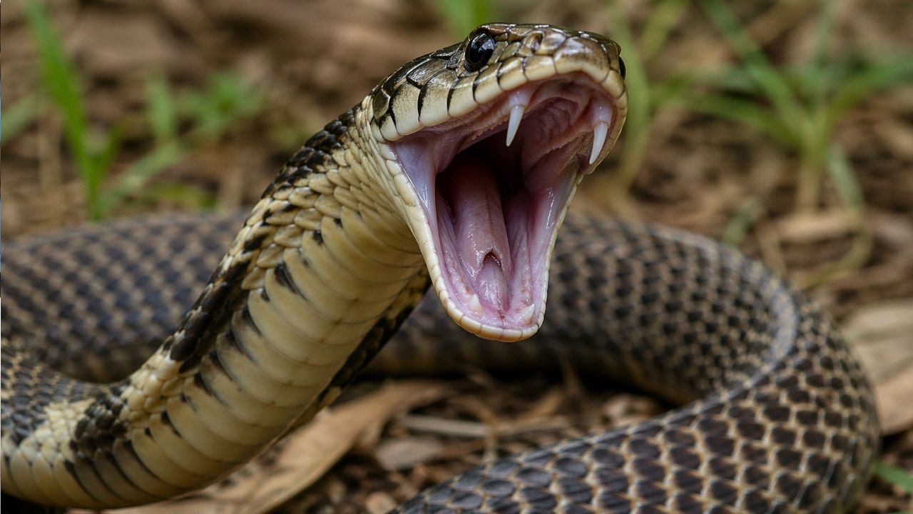 snake bite ai image