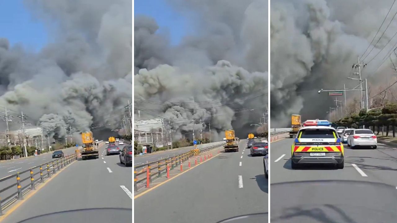south korea factory fire accident