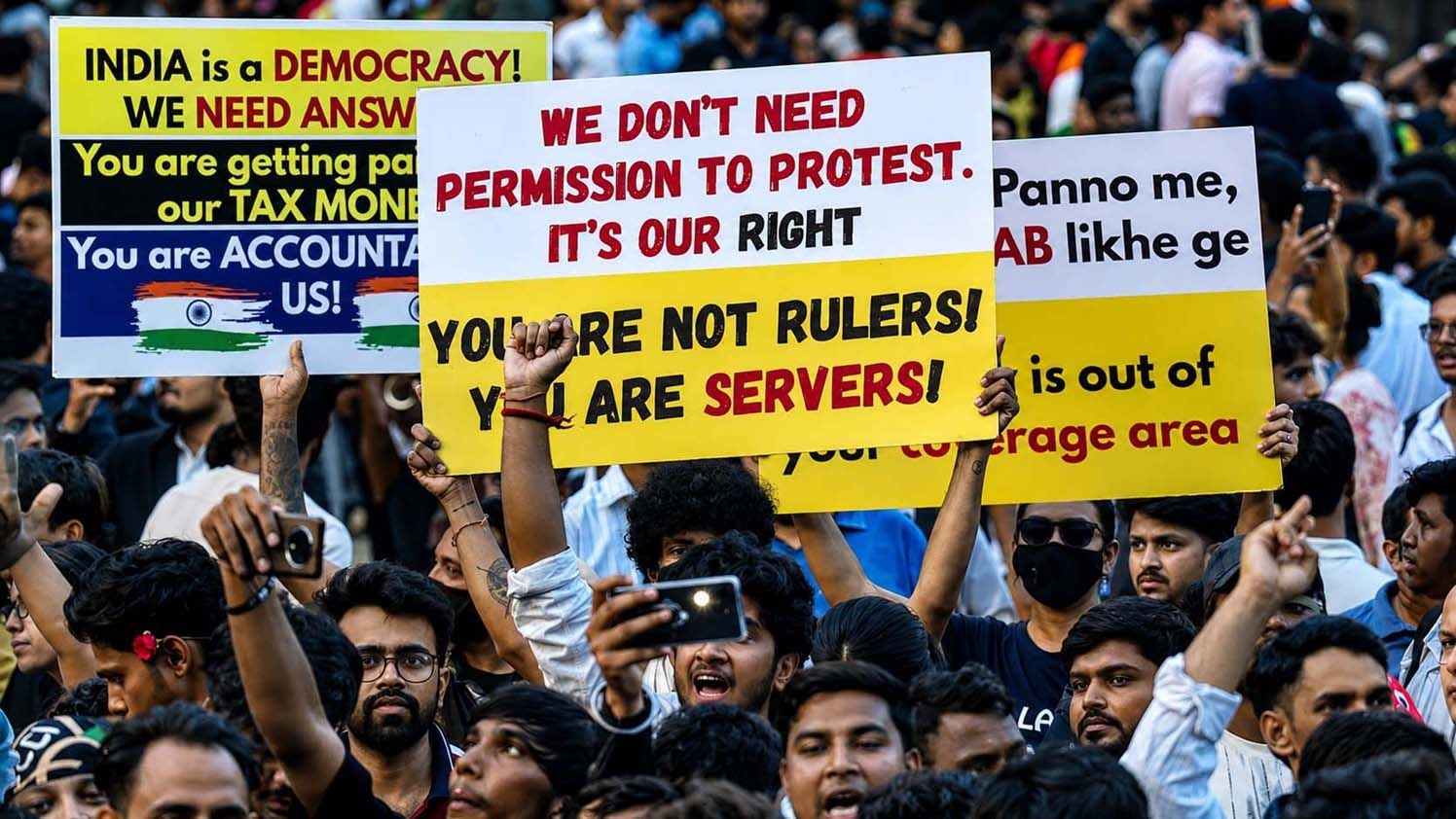 ഡൽഹിയിലെ വിദ്യാർഥി പ്രതിഷേധം