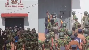srilanka jail attack