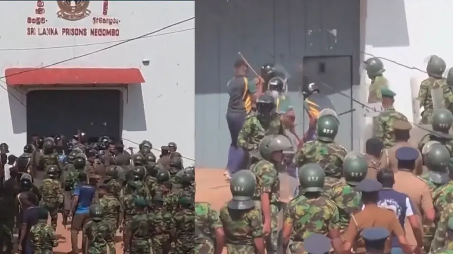 srilanka jail attack