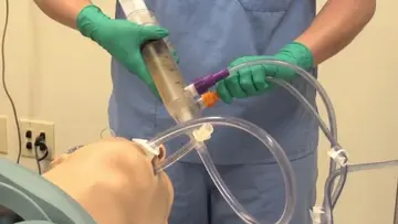 stomach pumping