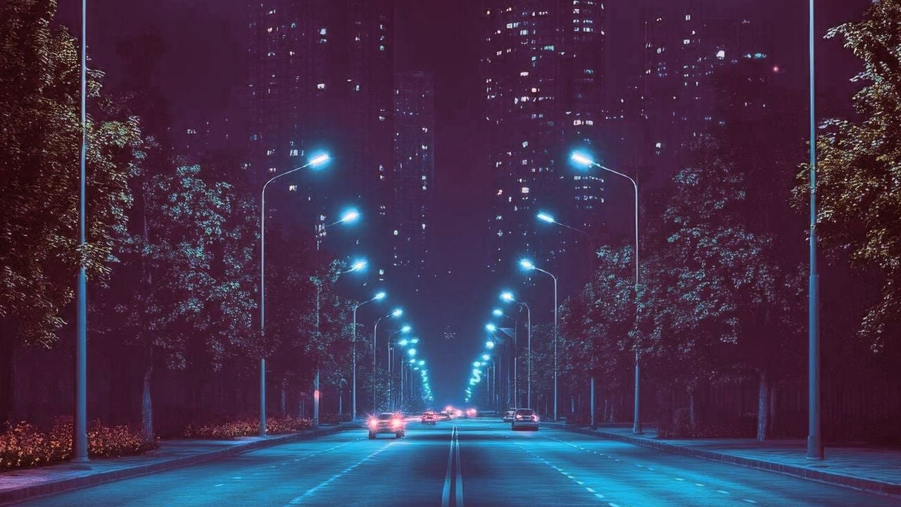 street lights kerala