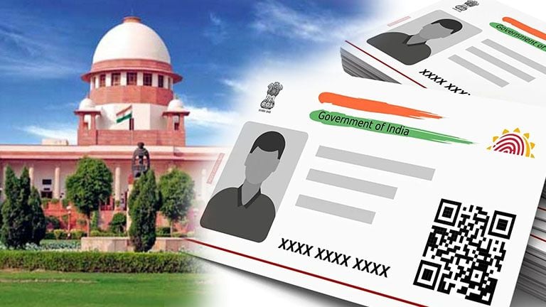 supreme court allows voters to submit claims with Aadhaar card