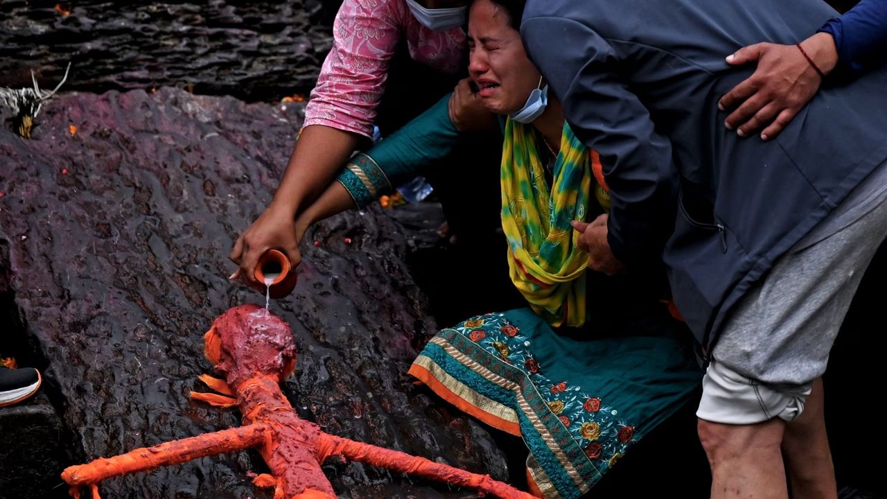 symbolic funeral nepal