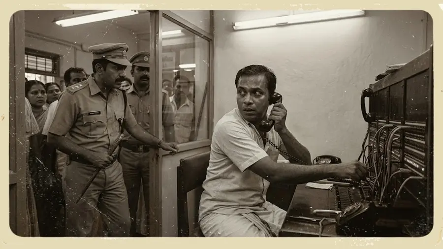 telephone booth operator
