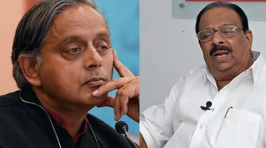 Tharoor and Sudhakaran neglected by rahul gandhi