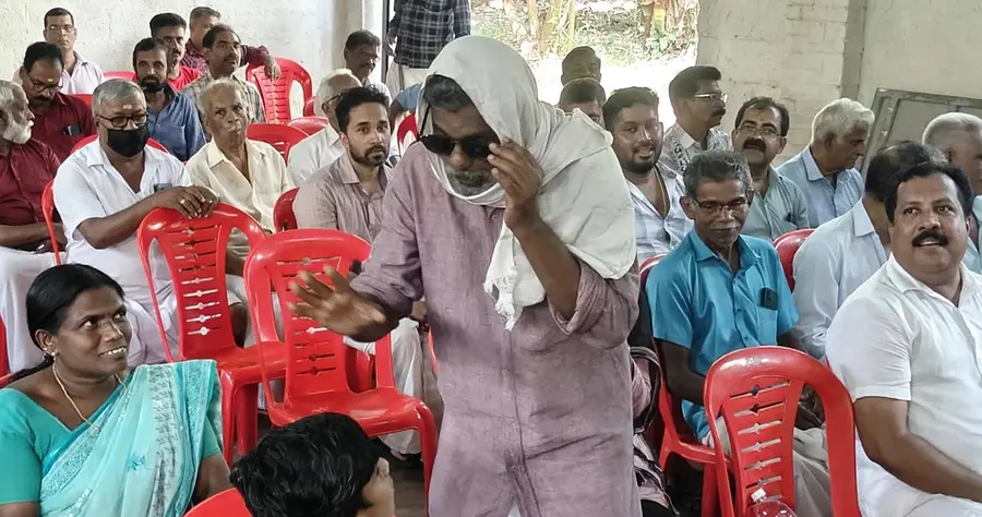 കെ വി ഗണേഷ്‌ തിമിരം എന്ന നാടകം അവതരിപ്പിക്കുന്നു 