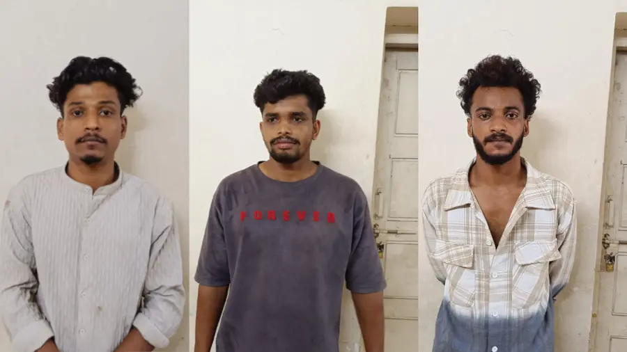 three youths arrested