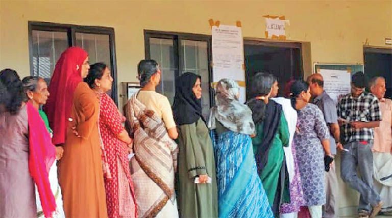 Thrikkakkara Muncipality polling
