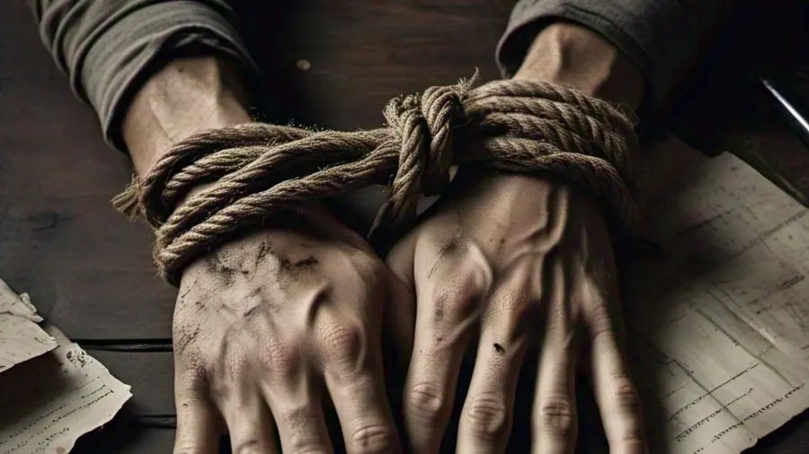 tied hand