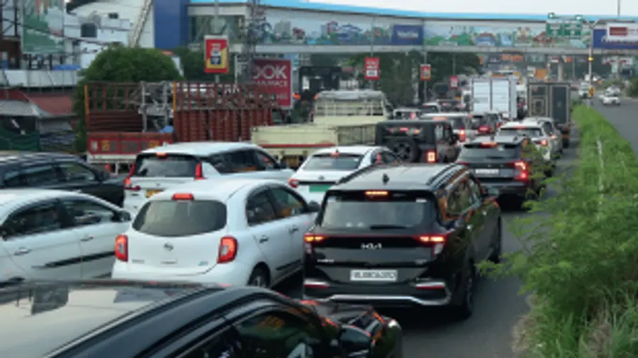 Traffic congestion.