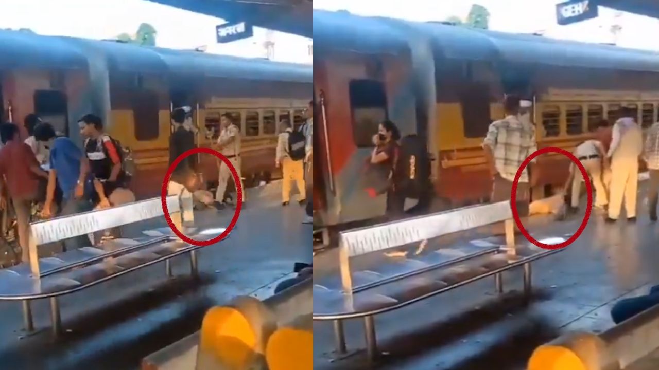 train beaten to death