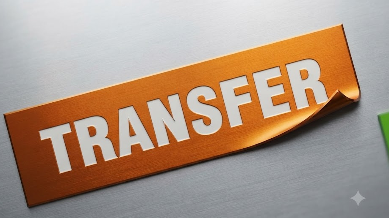 transfer. 