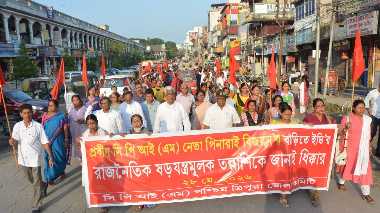 tripura protest