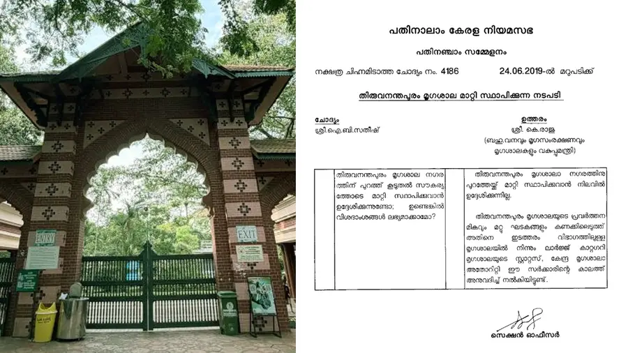 trivandrum zoo ldf order