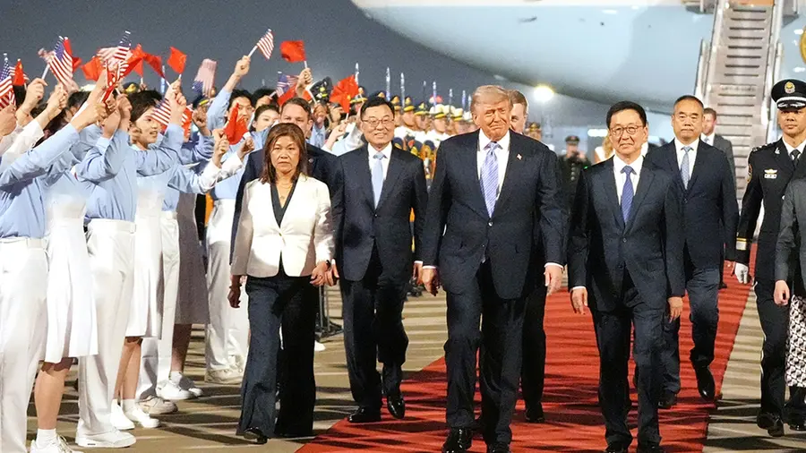 trump in china