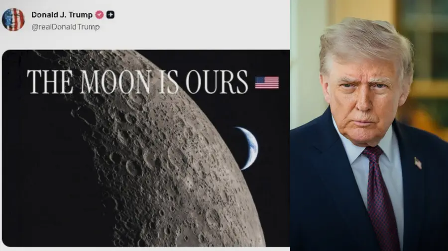 trump moon claim