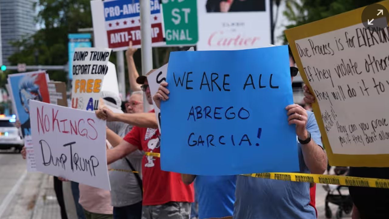 protest against trump