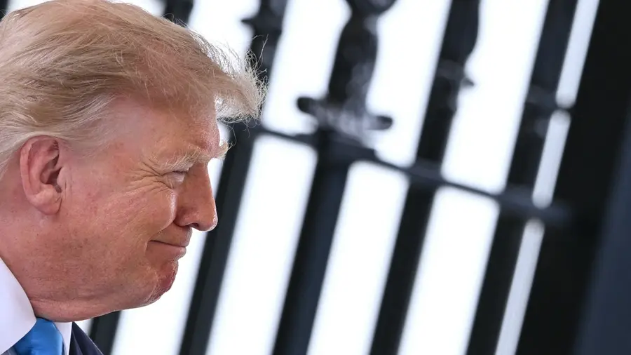 Donald trum sad Image Credit : AFP