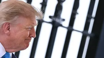 Donald trum sad Image Credit : AFP