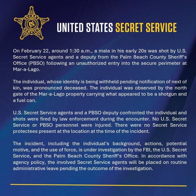 us secret service trump house shootout