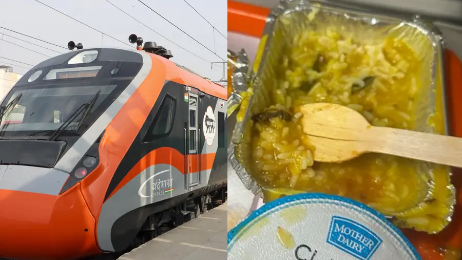 വന്ദേ ഭാരത് ഭക്ഷണത്തിൽ പ്രാണി; കാറ്ററിങ് കമ്പനിക്ക് 10 ലക്ഷം രൂപ പിഴ