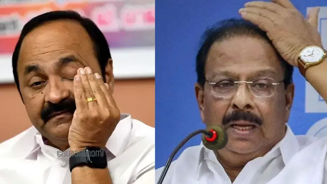 vd satheesan k sudhakaran