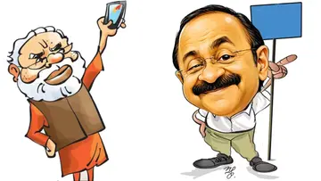 vd satheesan modi cartoon