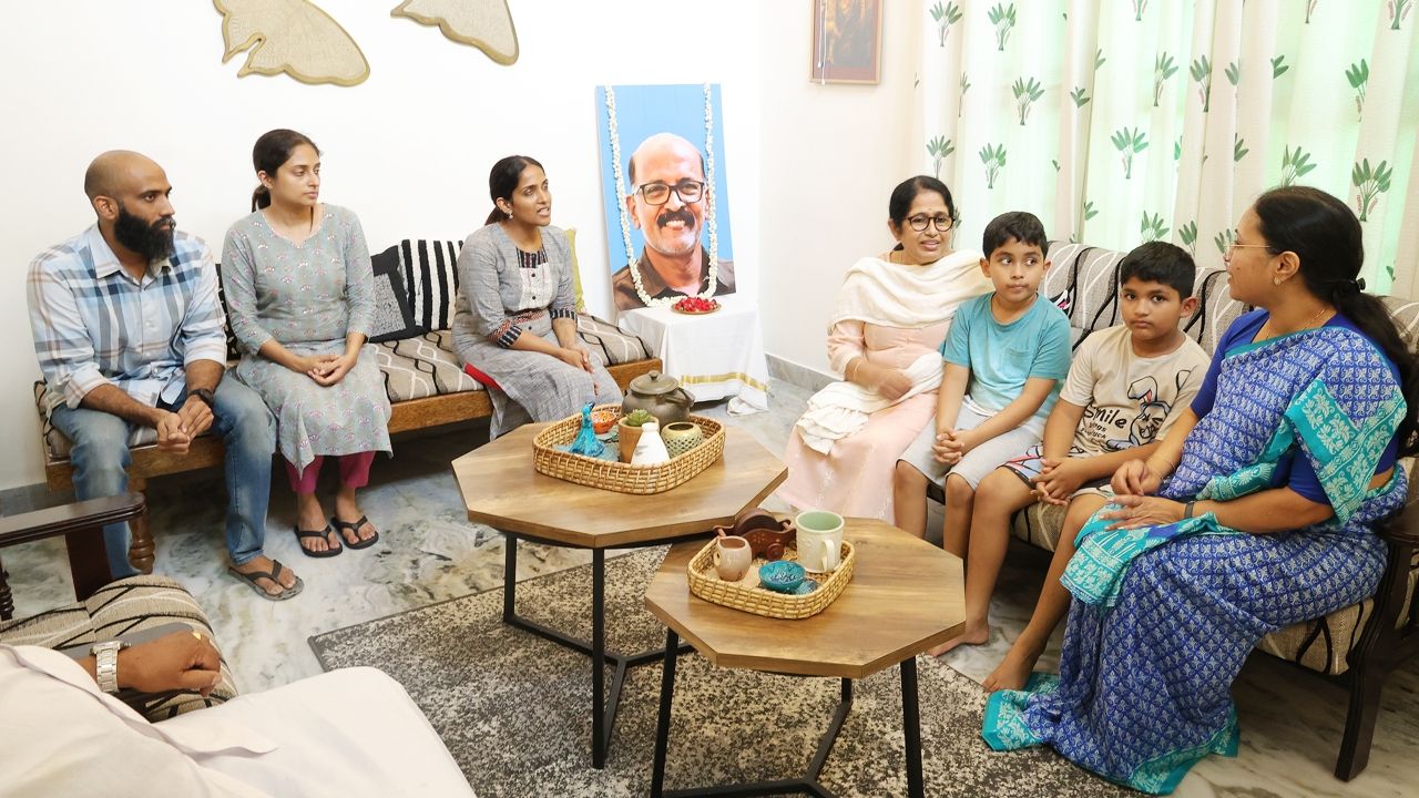 veena george at ramachandrans house