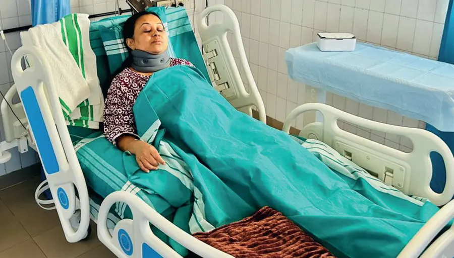 veena george in icu