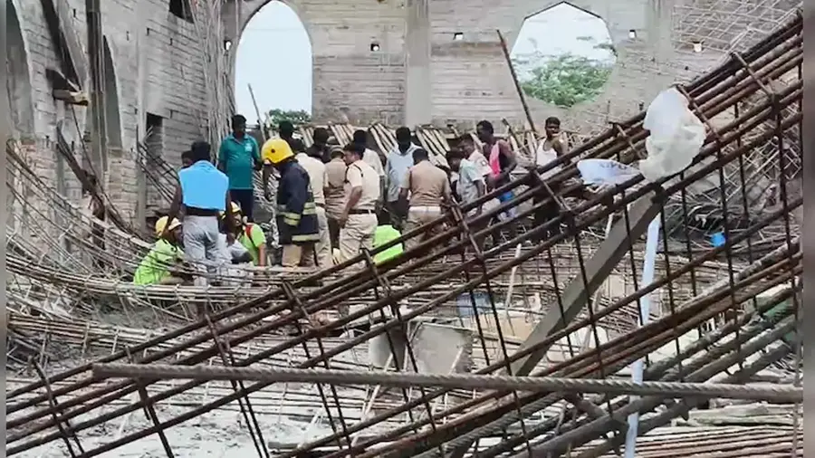 vellur church acident