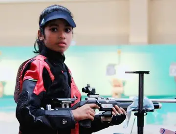 Vidarsha Vinod, a native of Thiruvambadi, won a silver medal in shooting at the Asian Games.
