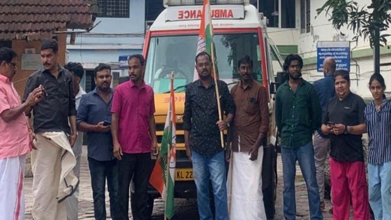 vithura congress protest