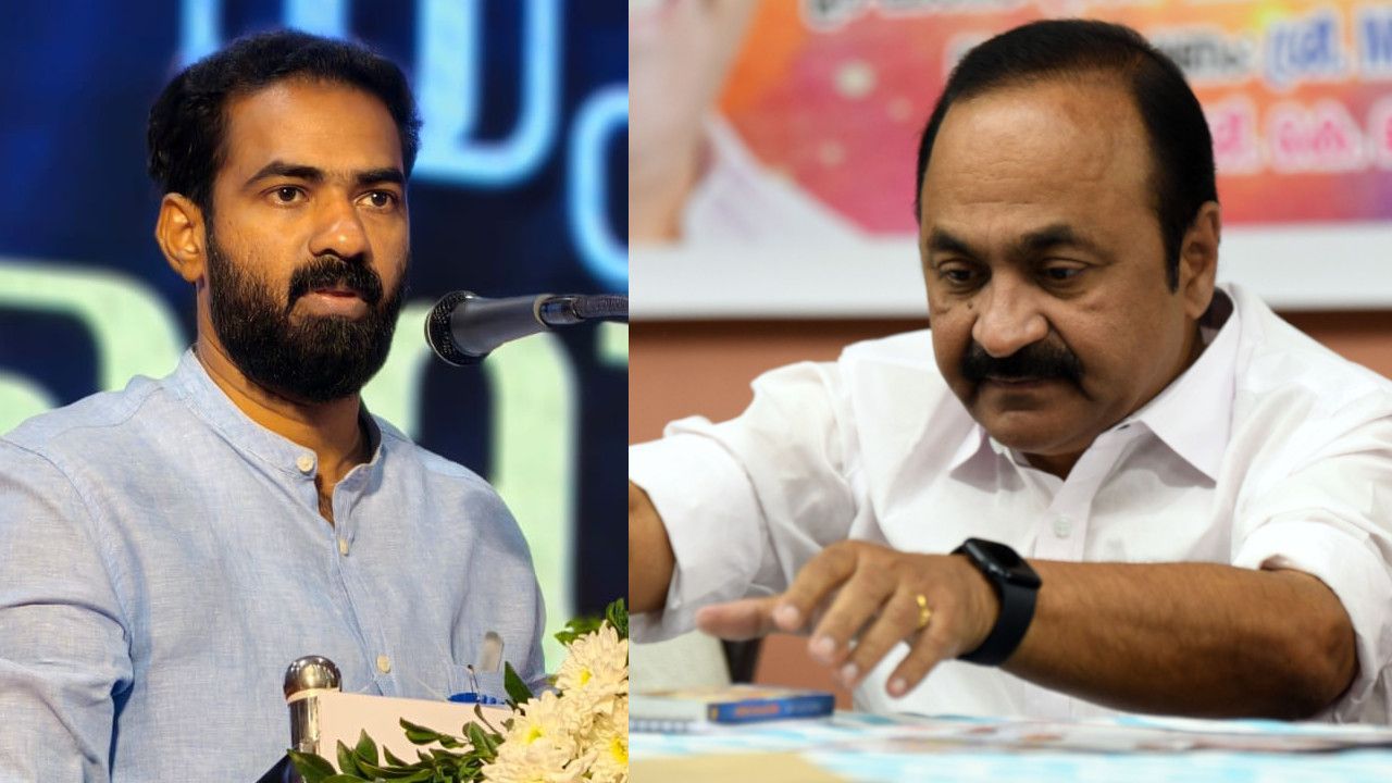 vk sanoj and vd satheeshan.