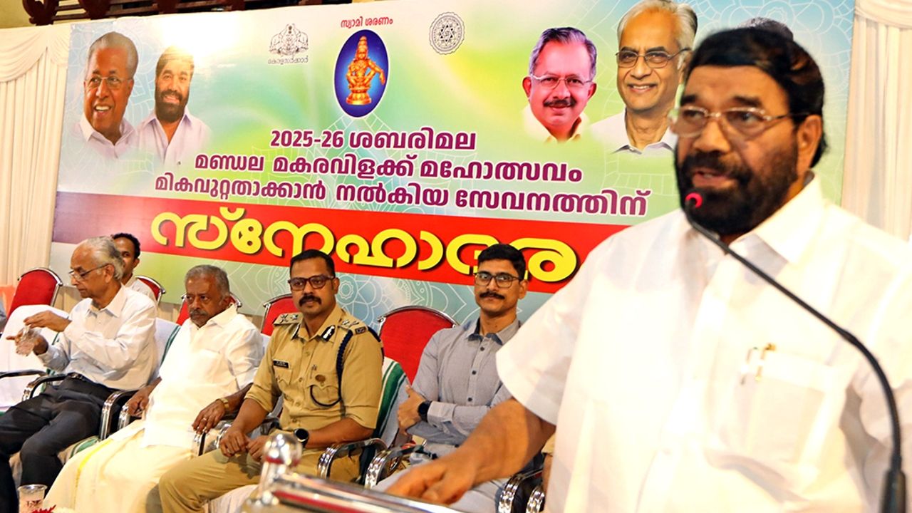 v n vasavan sabarimala